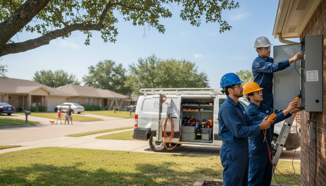Emergency electrical repair services provided by licensed electricians in Louisiana